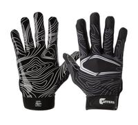 CUTTERS Guanti da calcio - Game Day, design topo bianco, presa superiore e comfort per massime prestazioni