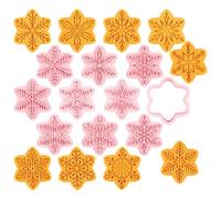 Cutters Stamper - Set di 9 taglierini per biscotti a forma di pasticceria, divertenti per biscotti con diverse forme, perfetti per feste | taglierino biscotti a Natale