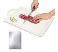 Cutting Board, Chopping Mat, 11.02x9.06x0.28 Inches, Non Slip Edges Double Sided Design Hangable, Multipurpose Board for Kitchen, Cooking, Picnic, Camping, Wedding, Home, Rv and Outdoor