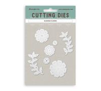 Stamperia - Cutting Dies for Scrapbooking, Albums, Cards, Bullet Journals, and More, Create Decorations with Natural Elements, Perfect for Crafts and Gifting (A6) (All Around - Booming Flowers)