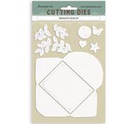 Stamperia - Cutting Dies for Scrapbooking, Albums, Card Making, Bullet Journalling and More, Create Decorations with Natural Elements, Perfect for Crafts and Gifting (A5) (Timeless, Romantic Envelope)