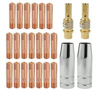 Cutting Edge 24 pezzi combinazione accessori di saldatura include 15 ugelli di a