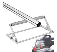 Cutting Machine Support Frame - Portable Stainless Steel, Height Adjustable Saw Stand, Foldable Rustproof Design, Heavy Duty Construction | Ideal for Workshop Tasks, Woodworking, Garage Use, and on Si