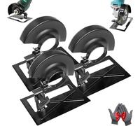 Cutting Stand Protective Cover Kit For Angle Grinder, Adjustable Cutting Protective Cover Kit, Cuttings Stand and Protectives Shield Tool, for Woodworking And Metalworking (3PCS)