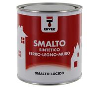 Cuver vernice smalto sintetico lucido 0,750 lt per ferro legno muro vari colori
