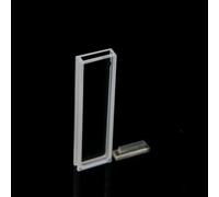 Cuvetta al quarzo for spettrometro - Cella percorso luminoso da 2 mm, volume 0,7 ml, struttura aperta, larghezza fessura luce 10 mm, 1 pezzo