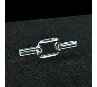 Cuvetta for cella a flusso al quarzo a percorso quadruplo - Camera for campioni tubolare a flusso passante ad alta trasmittanza for applicazioni UV-Vis (1 pz)(0.5/10mm)