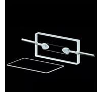 Cuvetta for celle di conteggio al quarzo da 0,2 mm con contatore integrato for analisi colorimetrica del flusso - Processo di incollaggio da 16 ul