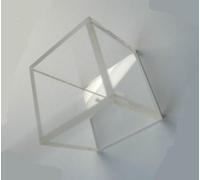 Cuvetta for fluorescenza al quarzo di grandi dimensioni personalizzata con 5 finestre trasparenti - Percorso luminoso da 50 mm, volume da 112,5 ml