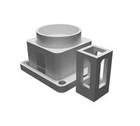 Cuvette Holder Single Position for Laboratory Spectral Analysis Equipment