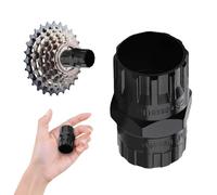 CUVZORA Estrattore corona dentata 2 in 1 per bicicletta, estrattore a cassetta Shimano, strumento a ruota libera, compatibile con sistemi 5-12 velocità, robusto strumento 2 in 1 per riparazione e