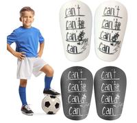 CUVZORA Mini parastinchi da calcio, 2 paia di parastinchi per bambini per una protezione ottimale e un design ergonomico, leggero e traspirante per l'allenamento di calcio nei bambini dai 3 ai 6 anni