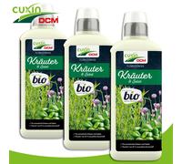 Cuxin Concime Liquido BIO Per Erbe & Insalata 3x800 ml, Concentrato