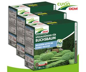 Cuxin DCM 3 x 3 kg Concime Speciale per Buxus Siepi Nutrienti a Lento Rilascio
