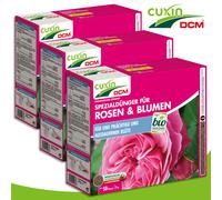 Cuxin Dcm 3 x 3 KG Concime Speciale per Rose & Fiori Bio Crescita Nutrienti