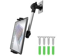 Cuxwill Supporto Tablet Muro Orientabile per iPad 4 a 13 pollici, universale Porta muro flessibile in metallo resistente per iPad Pro 12.9 Air Mini, Samsung Tab, Kindle Fire HD, iPhone
