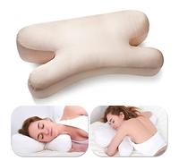 CUZEP Cuscino in Memory Foam, cuscino anti rughe per il sonno laterale, Guanciale Ergonomico Supporto Morbido, cuscino contro le rughe Altezza Regolabile, Rimovibile e Lavabile