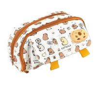 CUZKC 1 Astuccio Per Capibara, 1 Ciondolo In Spille, Simpatico Astuccio In Peluche Di Cartone Animato, Regalo Creativo Per Capibara, Borsa Di Cancelleria Per Studenti