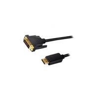 CV0131 Cavo Displayport Connettore, DVI-D (24+1) Connettore 2m Nero LOGILINK