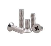 CVAADV 5/10/50p M1 .2 .4 .6 M2 .5 M3 Bullone a testa svasata piatta Phillips a croce in acciaio inossidabile M4 M5 M6 M8 304 GB819(8mm,50pcs M3.5)