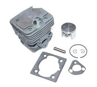 CVAADV Kit cilindro pistone da 45 mm compatibile con BULLCRAFT KS-450/2 CASTOR Turbo 52 Power55 CP500 CP510 Stiga SB52 8540970 8540972
