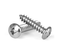 CVAADV M1.2 .4 .7M2M2.2M2.3 M2.6M3M3.5M4M5M6 Piccola vite autofilettante a testa tonda con croce Phillips in acciaio inossidabile 304(12mm,M1.4 (150pcs))