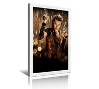 CVBGGG Movie Resident Evil Poster27 - Stampa decorativa con cornice, stile retrò, decorazione moderna per la camera da letto, 50 x 75 cm