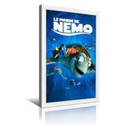 CVBGGG Poster del film "Alla ricerca di Nemo", stile retrò, con cornice, decorazione moderna per la camera da letto, 60 x 90 cm
