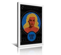 CVBGGG Poster del film La Dolce Vita con personaggi retrò incorniciato pittura decorativa e arte stampa moderna per camera da letto per la famiglia 40 x 60 cm