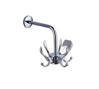 CvbGNJm Grucce for abiti, appendini for porte, ganci da parete, for cappotti in metallo, appendiabiti, portasciugamani, cappelli, portachiavi, organizer for ingresso, bagno, cucina(Silver)