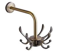 CvbGNJm Grucce for abiti, appendini for porte, ganci da parete, for cappotti in metallo, appendiabiti, portasciugamani, cappelli, portachiavi, organizer for ingresso, bagno, cucina(Brass)