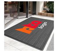 CVBN Tappeto Personalizzato con Logo Tappeti Commerciale Personalizzati Zerbini di Benvenuto Ingresso Zerbino Interni Esterni per Hotel Impresa Lavabile,90×120cm