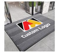CVBN Tappeto Personalizzato con Logo Tappeti Commerciale Personalizzati Zerbini di Benvenuto Ingresso Zerbino Interni Esterni per Hotel Impresa Lavabile,60×90cm