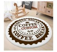 CVBN Tappeto Personalizzato Rotondi con La Propria Foto Tappetone Personalizzati con Logo per Il Soggiorno, La Camera da Letto, La Sala da Pranzo o La Stanza,120cm