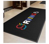 CVBN Zerbini Personalizzato con Logo Zerbino Personalizzati Ingresso Esterno Antiscivolo Resistente Tappeto per l'ingresso Dell'ascensore Commerciale del Centro Commerciale Dell'hotel,180x90cm