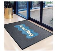 CVBN Zerbino Personalizzato con Logo Foto Scritta Zerbini Personalizzati Ingresso Esterno In Gomma Antiscivolo Tappeto Personalizzabile Interno per Casa Ufficio Aziendali,60x140cm