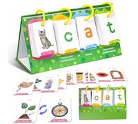 Cvc Giochi di Parole Alfabeto Apprendimento Grafico Tascabile con 129 Carte Educative Sight Words Flash Cards Asilo per Studenti Insegnanti Materiale Scolastico