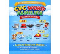 CVC Word Families Workbook for Kids: Learn to Read with Phonics | Fun Word Family Activities for Kindergarten & Early Readers
