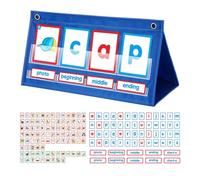 CVC Word Games, Educational Learning Resource, 56/38/2cm, PVC School Manipulative Spelling Toy, Words Phonics Games Chart, facile da usare, scuola di insegnanti studenteschi