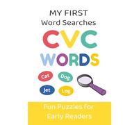CVC Word Search for Kids Ages 4-7: Fun Phonics Puzzles with Short Vowel Sounds (A, E, O) to Build Early Reading Skills and Word Recognition