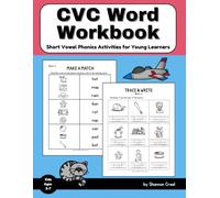 CVC Word Workbook: CVC Phonics Books for Kindergarten