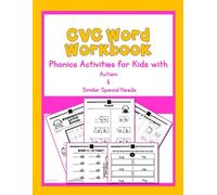CVC Word Workbook: Phonics Activities for Kids with Autism & Similar Special Needs