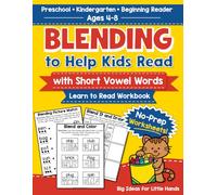 CVC Words to Help Kids Read: Learn to Read Workbook with Blending Activities, Short Vowel Words, and No-Prep Phonics Worksheets for Ages 4-8