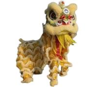 CVdrtyED Costume Danza Leone Testa Di Danza Del Leone Cinese Sport All'aria Aperta Drago E Puntelli Lana Spettacolo Drago(D)