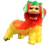 CVdrtyED Costume Danza Leone Testa Di Danza Tradizionale Del Leone Costume Drago Cinese Spettacolo Set Completo Oggetti Scena E Costumi Spettacolo Drago