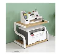 CVdrtyED Supporto Stampante Supporto Per Stampante Piccolo A 2 Livelli Organizzatore Del Per Da Tavolo Per Per File Scanner Fax Portadocumenti(F,44 * 28 * 30cm)