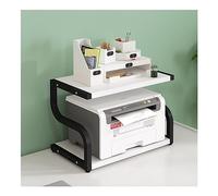 CVdrtyED Supporto Stampante Supporto Per Stampante Piccolo A 2 Livelli Organizzatore Del Per Da Tavolo Per Per File Scanner Fax Portadocumenti(H,44 * 28 * 30cm)