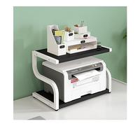 CVdrtyED Supporto Stampante Supporto Per Stampante Piccolo A 2 Livelli Organizzatore Del Per Da Tavolo Per Per File Scanner Fax Portadocumenti(G,50 * 32 * 37cm)