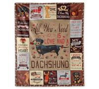 CVDYWDJIE 1 Pezzo di Coperta per Bassotto, Coperta Carina, Coperta Vintage, Decorazione per Bassotto, Coperta Morbida E Accogliente