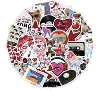 CVDYWDJIE 100 Adesivi alla Moda, Creativi e Retrò, Impermeabili per Decorare Quaderni, Computer e Bottiglie d'Acqua